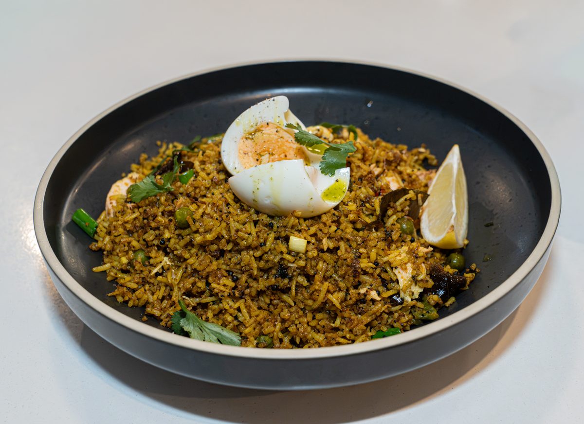 Kedgeree at Cafe Chulo Bright